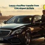 uxury chauffeur transfer from CDG Airport to Paris