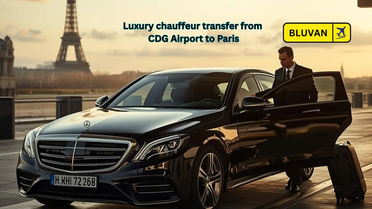 uxury chauffeur transfer from CDG Airport to Paris